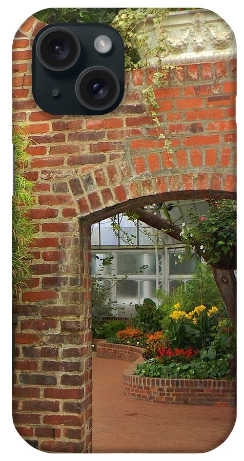 Brick iPhone Case featuring the photograph Brick Archway by Jean Goodwin Brooks