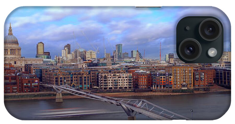 Photography iPhone Case featuring the photograph Bridge Across A River, London by Panoramic Images