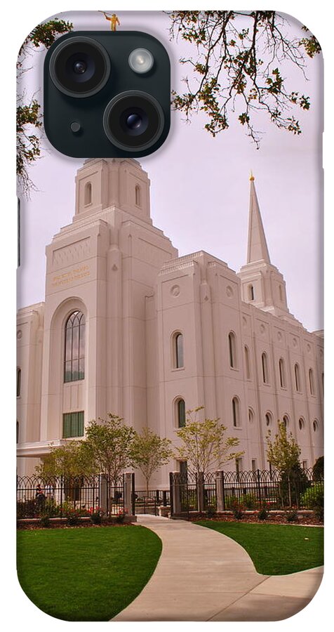 Brigham City iPhone Case featuring the photograph Brigham City LDS Temple by Nathan Abbott