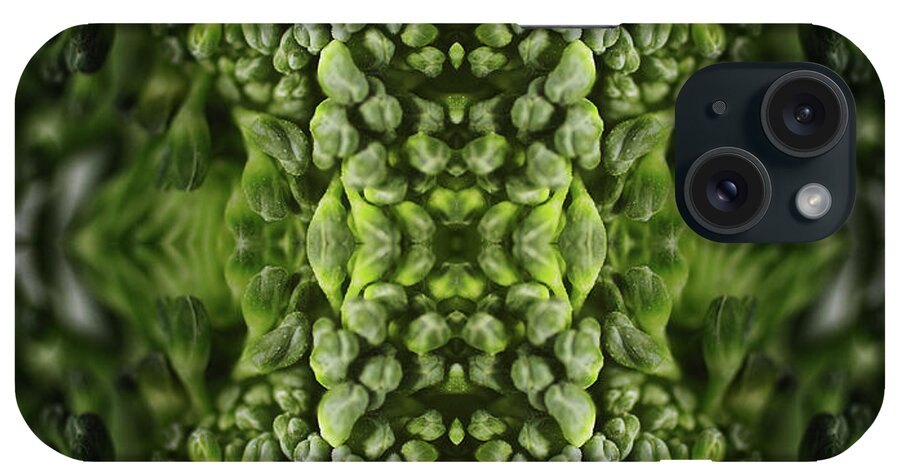 Broccoli iPhone Case featuring the photograph Broccoli Flower Buds by Silvia Otte