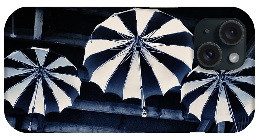 Umbrellas iPhone Case featuring the photograph Brollies by Jessica Levant