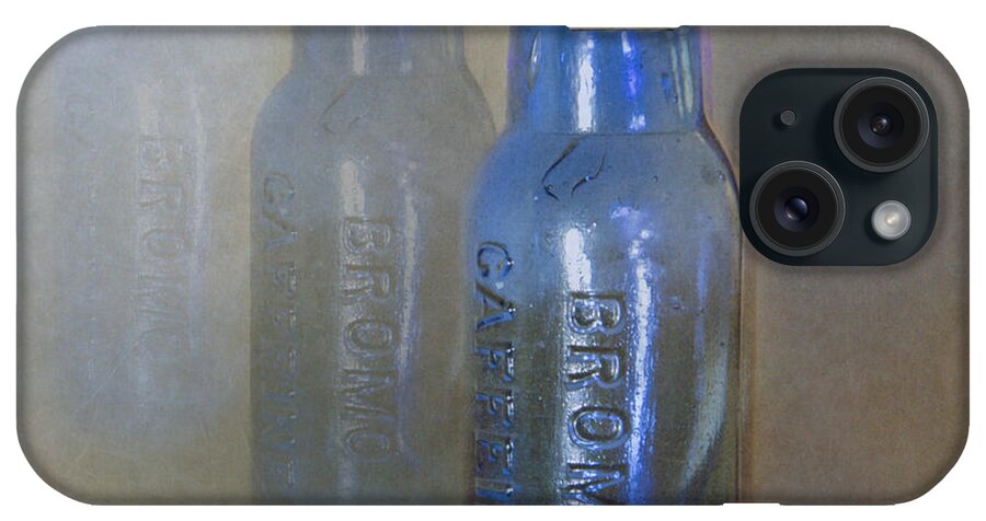 Bromo Caffeine Bottles iPhone Case featuring the photograph Bromo Caffeine Bottles by Angie Vogel