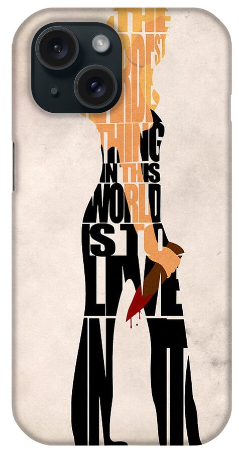 Buffy iPhone Case featuring the digital art Buffy the Vampire Slayer by Inspirowl Design