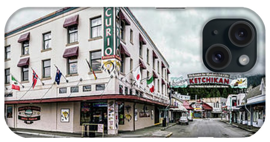 Photography iPhone Case featuring the photograph Buildings In A City, Ketchikan by Panoramic Images