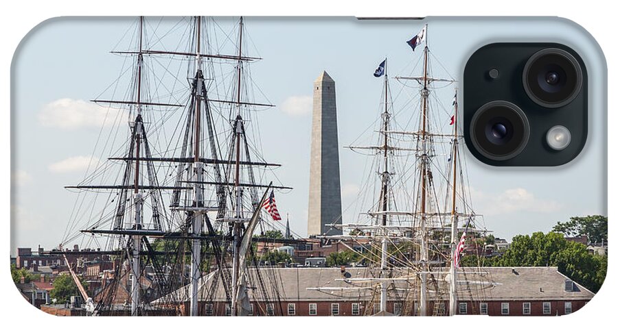 Boston iPhone Case featuring the photograph Bunker Hill Monument by Beverly Tabet