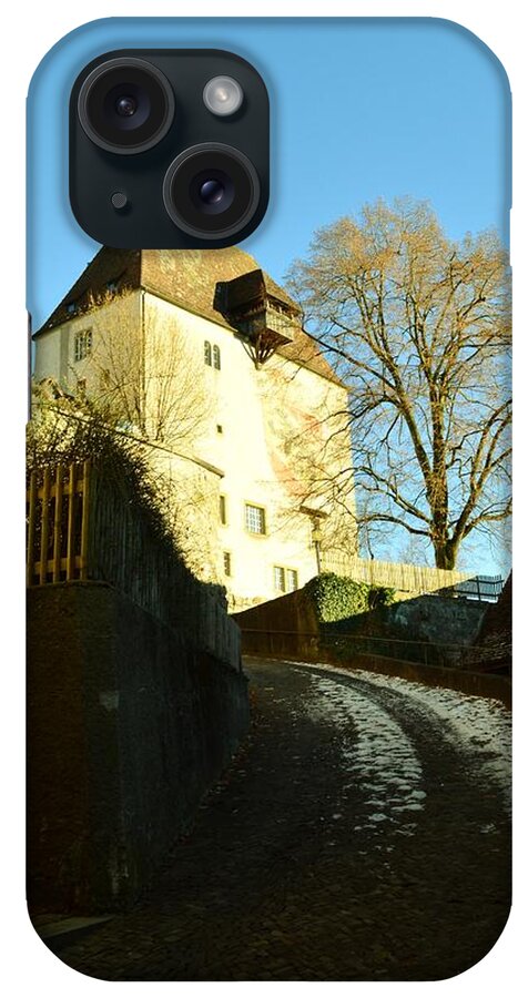 Old Buildings iPhone Case featuring the photograph Burgdorf castle in December by Felicia Tica