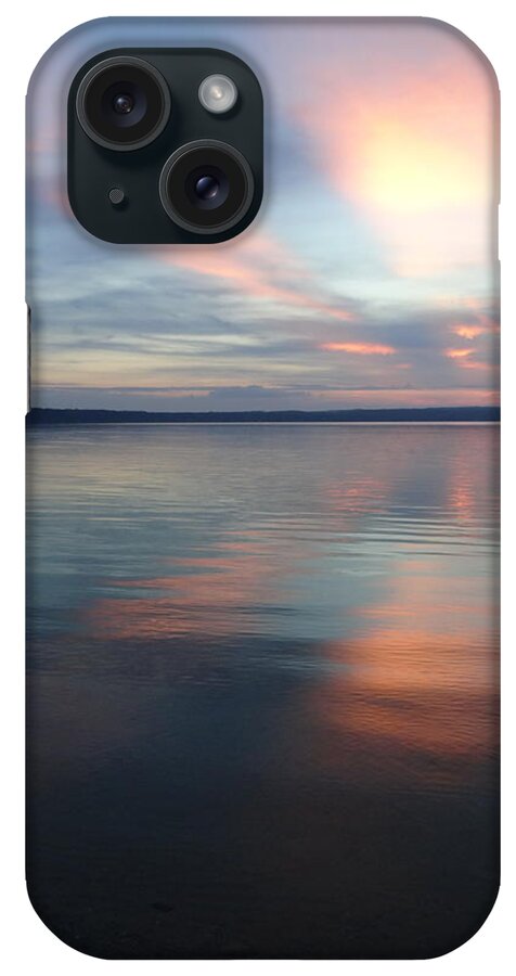 Sunset iPhone Case featuring the photograph Burt Lake Sunset by Kathleen Luther
