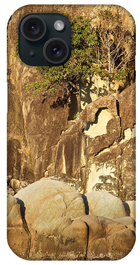 Rock Formations iPhone Case featuring the photograph Butterfly Bay by Debbie Cundy
