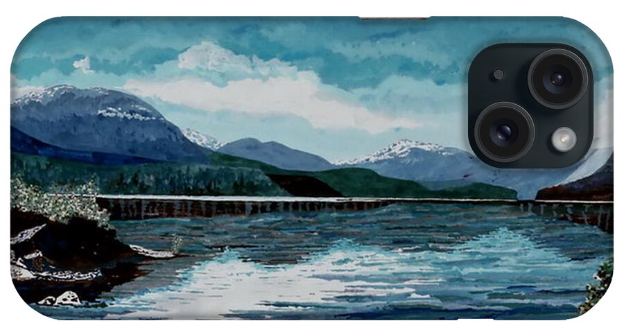 Buttle Lake iPhone Case featuring the painting Buttle Lake by David Skrypnyk