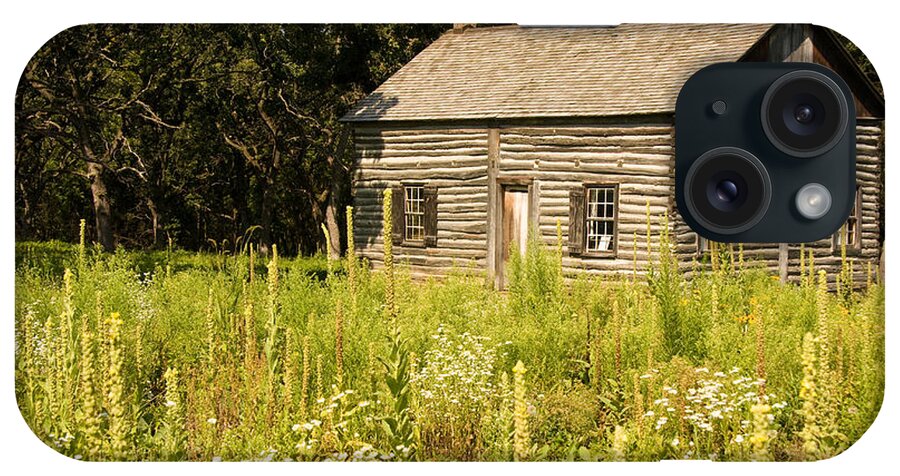 Cabin iPhone Case featuring the photograph Cabin in the Prairie by Sue Leonard