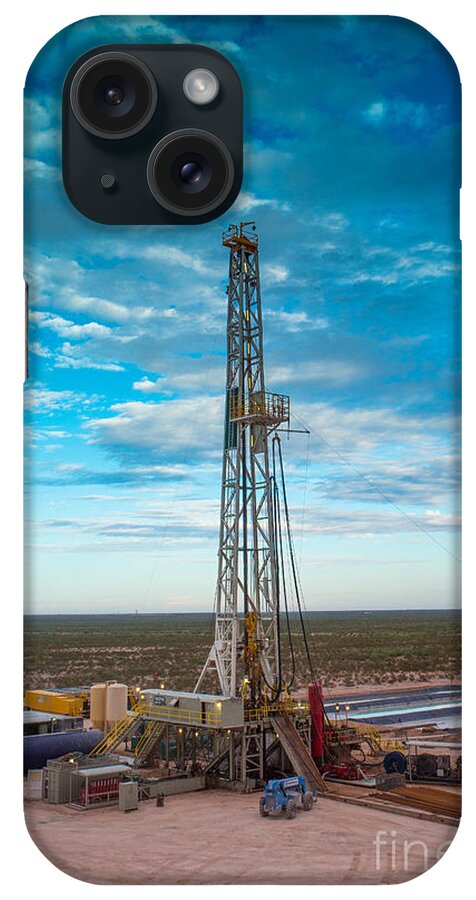 Oil Rig iPhone Case featuring the photograph Cac008-2r101 by Cooper Ross