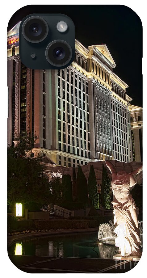 Caesar's Palace iPhone 15 Case featuring the photograph Caesar's Palace by Eddie Yerkish