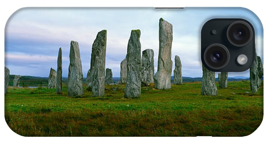 Photography iPhone Case featuring the photograph Calanais Standing Stones, Isle by Panoramic Images