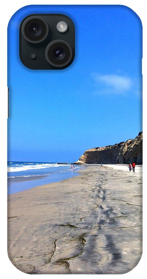 California iPhone Case featuring the photograph California Beach Hike by Angela Bushman