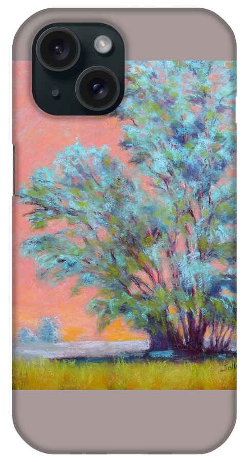 Tree iPhone Case featuring the painting California Gum by Nancy Jolley