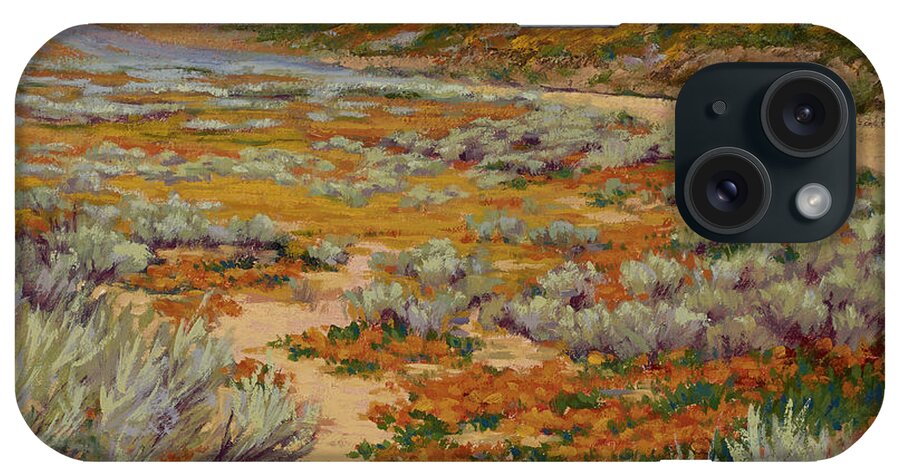 Poppies iPhone Case featuring the painting California Poppies by Jane Thorpe