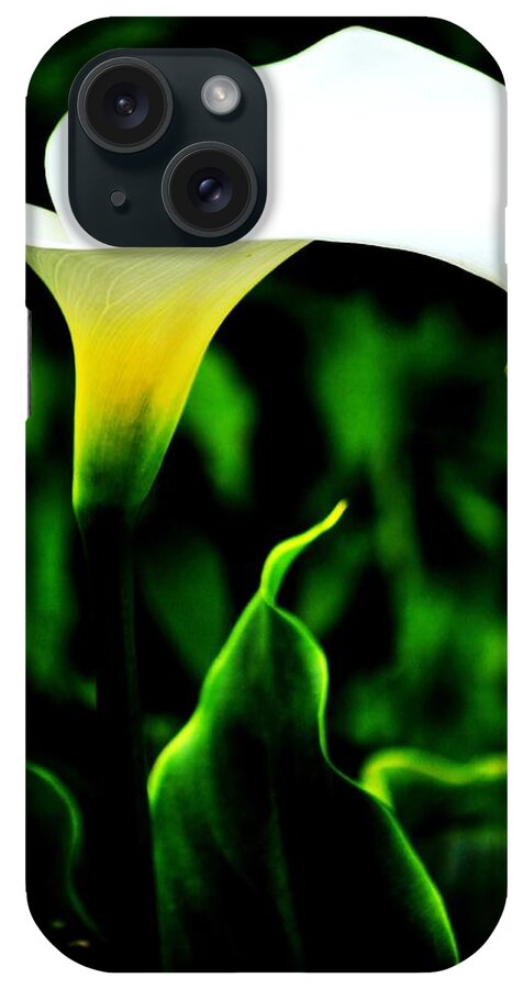 Flowers iPhone Case featuring the photograph Calla Lily by Benjamin Yeager