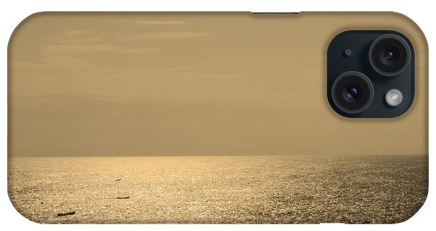 Kovalam Beach 2012 iPhone Case featuring the photograph Calm Arabian Sea by Mini Arora