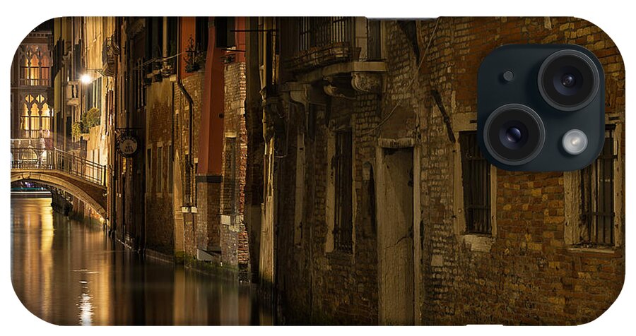Venice iPhone Case featuring the photograph Canal Reflections by Marion Galt