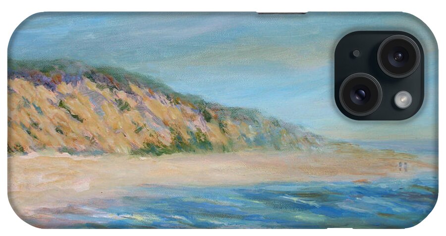 Cape Cod iPhone Case featuring the painting Cape Cod National Seashore by Pamela Parsons