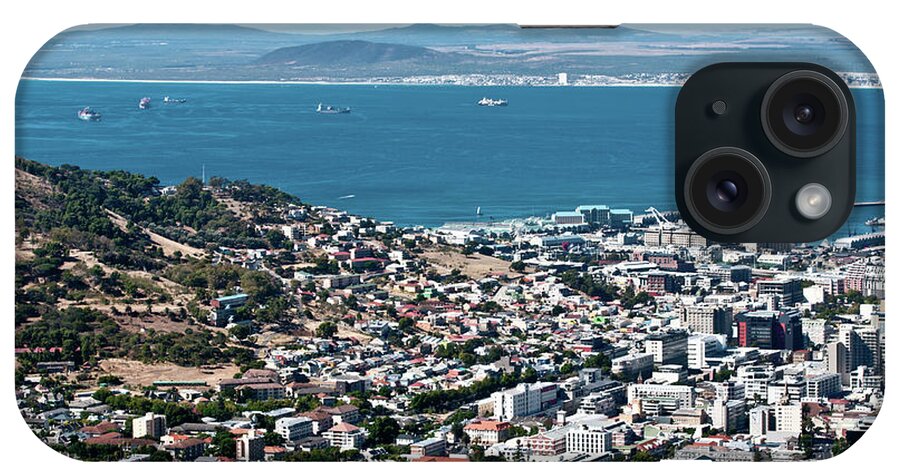 Outdoors iPhone Case featuring the photograph Cape Town From Above by Empphotography
