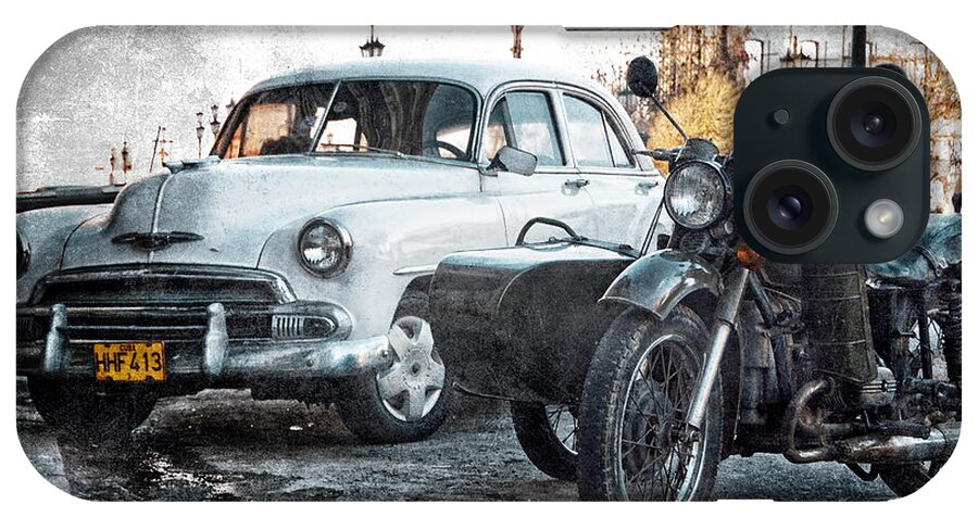 Havana iPhone Case featuring the photograph Car and Sidecar by Claude LeTien