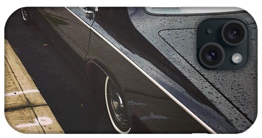Classic iPhone Case featuring the photograph #car #classic #instacar #cargram #black by Alex Mamutin