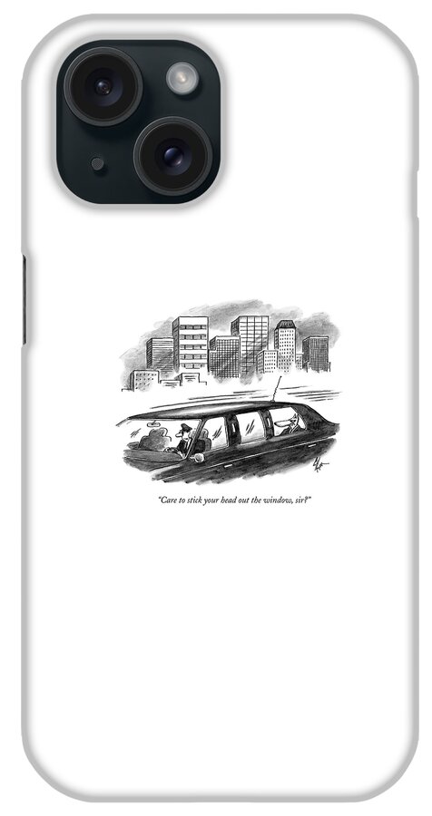 Care To Stick Your Head Out The Window iPhone Case