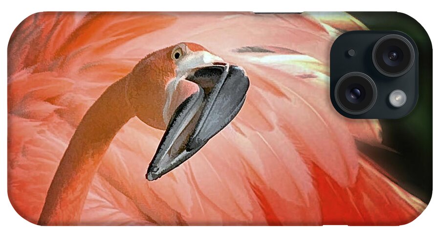 Flamingo iPhone Case featuring the photograph Caribbean Flamingo by Carol Eade