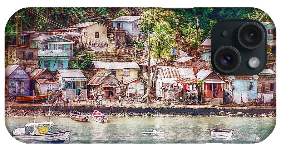 Karibik iPhone Case featuring the photograph Caribbean Village by Hanny Heim