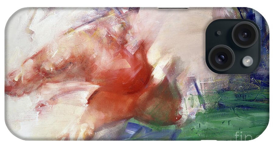 Oils iPhone Case featuring the painting Carla's Dream by Ritchard Rodriguez