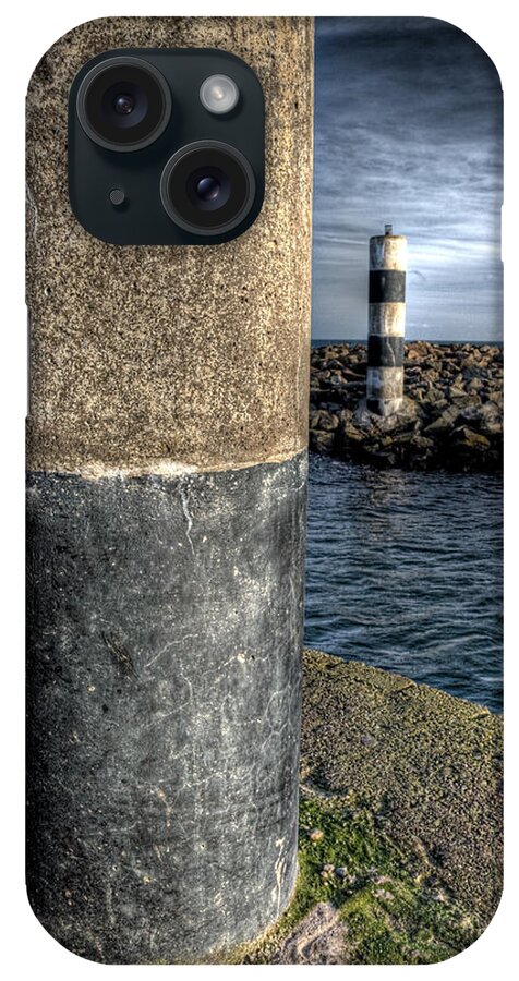 Carnlough iPhone Case featuring the photograph Carnlough Pillars by Nigel R Bell