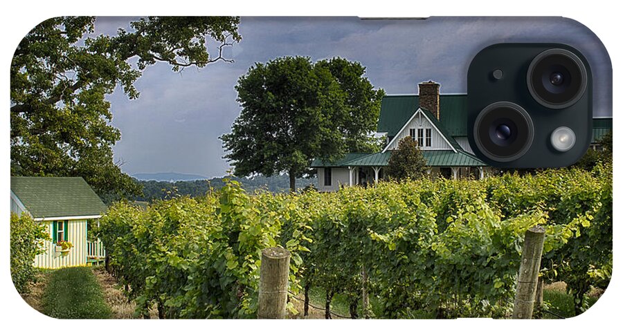 Wine iPhone Case featuring the photograph Carolina Vineyard by Kevin Senter