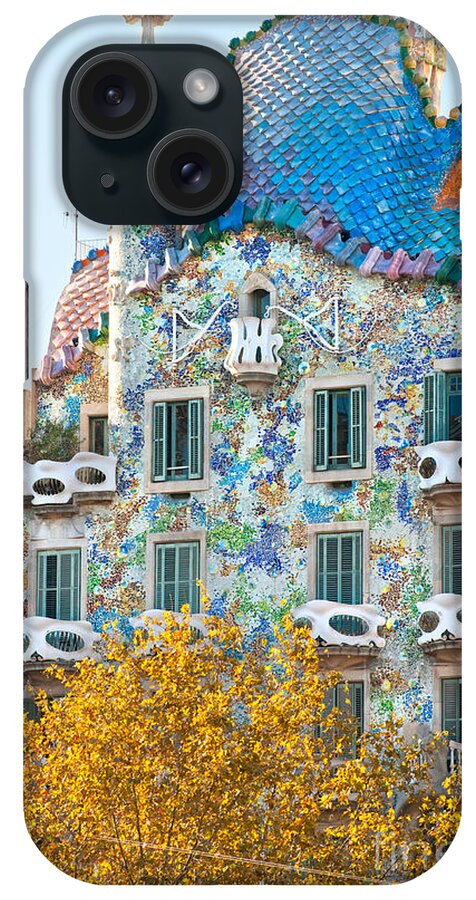 Architecture iPhone Case featuring the photograph Casa Batllo - Barcelona by Luciano Mortula