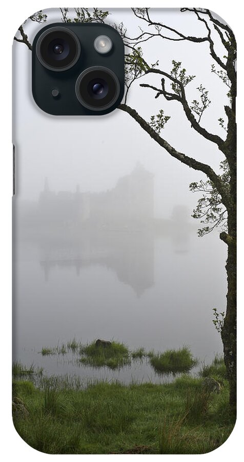 Mist iPhone Case featuring the photograph Castle Kilchurn tree by Gary Eason