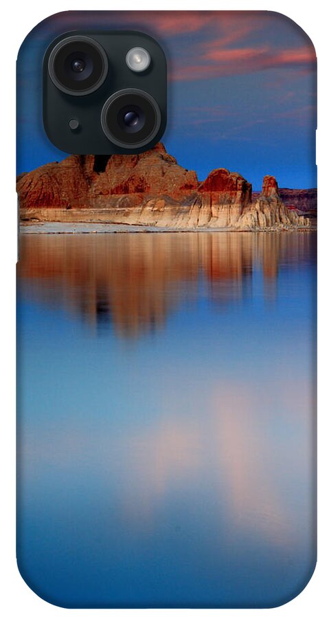 Utah iPhone Case featuring the photograph Castle Rock Reflections by Eric Foltz