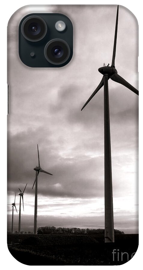 Windmill iPhone Case featuring the photograph Catch the Wind by Olivier Le Queinec