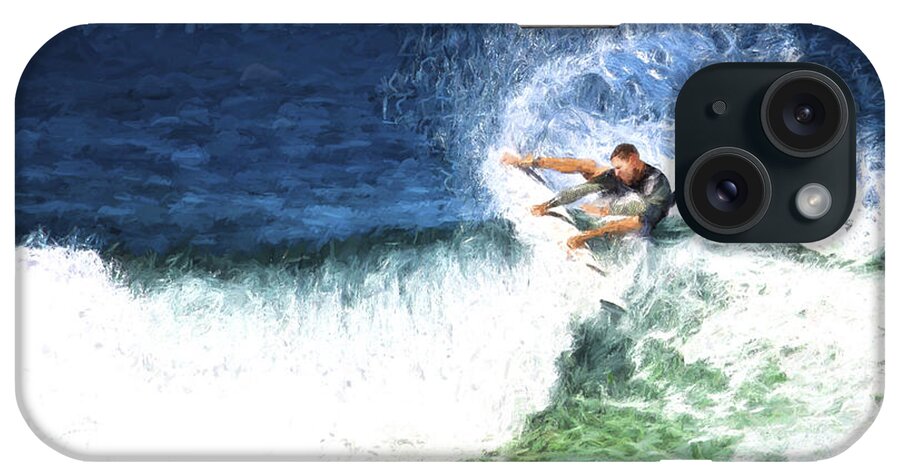 Surfer iPhone Case featuring the photograph Catching a wave by Sheila Smart Fine Art Photography