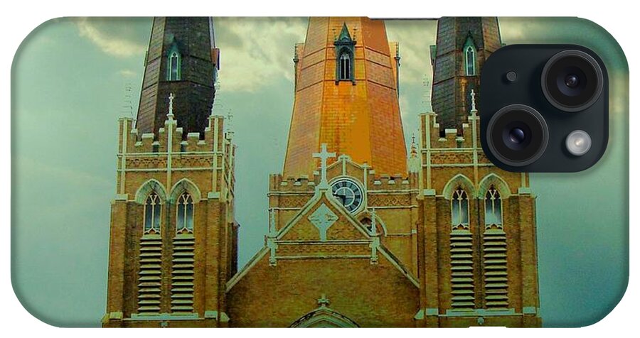 Catholic iPhone Case featuring the photograph Cathedral of the Holy Family by Janette Boyd