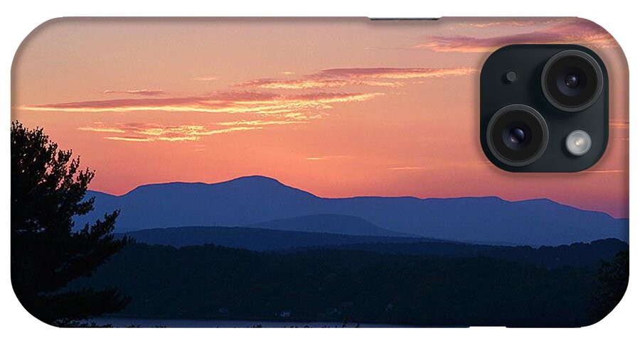 Catskill Mountains iPhone Case featuring the photograph Catskill Mountains at Sunset by Judy Genovese