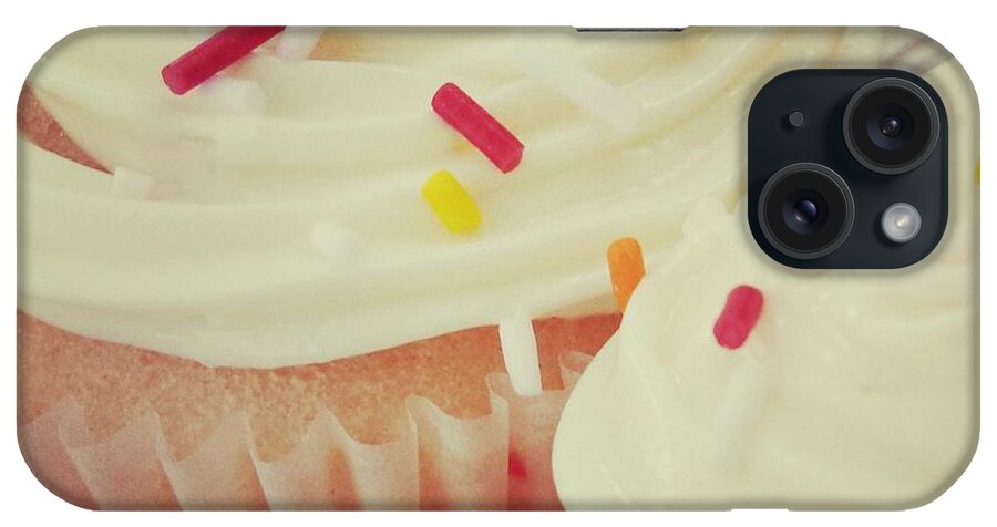 Cupcakes iPhone Case featuring the photograph Celebrating in Buttercream by Marisela Mungia