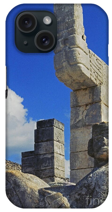 Mexico_10-6 iPhone Case featuring the photograph Chacmool Chichen Itza by Craig Lovell
