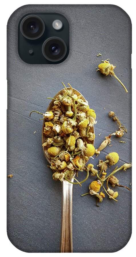 Fragility iPhone Case featuring the photograph Chamomile Flowers by Lew Robertson