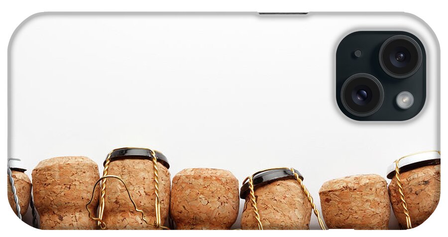 Alcohol iPhone Case featuring the photograph Champagne Corks by Dny59