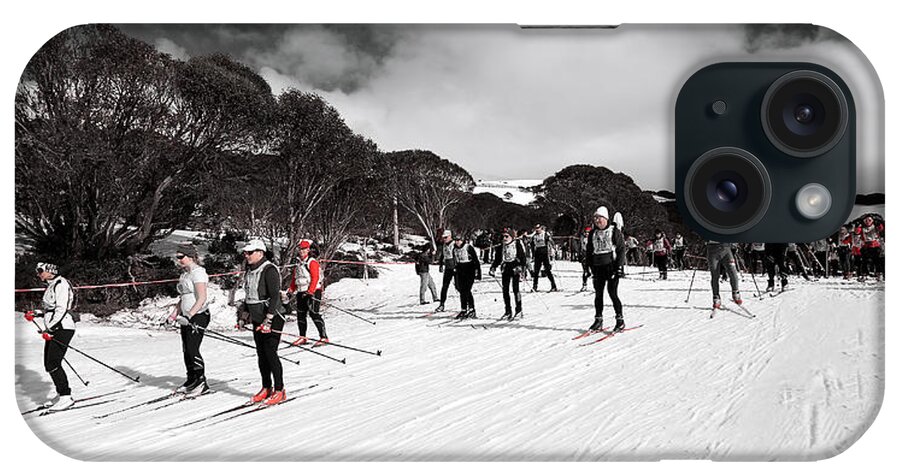 Falls Creek iPhone Case featuring the photograph Channels of Red by Mark Lucey