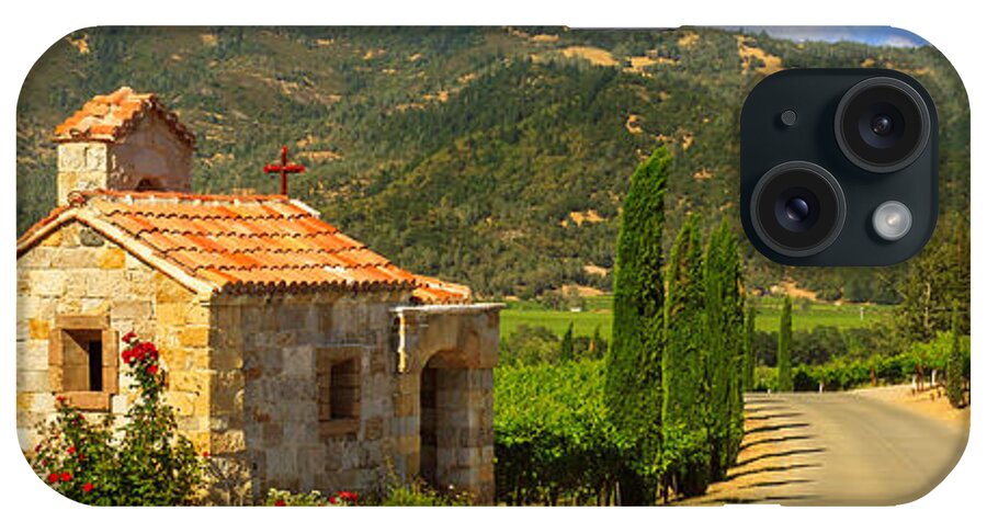 Chapel iPhone Case featuring the photograph Chapel In The Vineyard by James Eddy