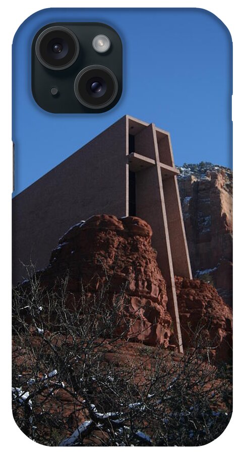 Chapel Of The Holy Cross iPhone Case featuring the photograph Chapel of the Holy Cross by Grant Washburn