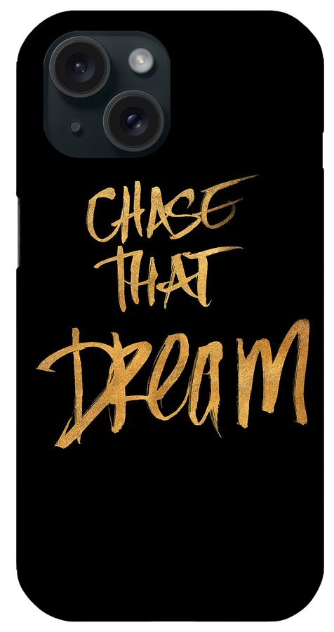 Chase iPhone Case featuring the digital art Chase That Dream by South Social Studio
