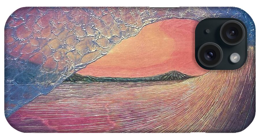 Seascape iPhone Case featuring the painting Chasing Daylight by Nathan Ledyard