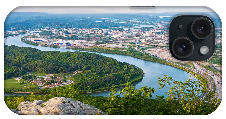 Chattanooga iPhone Case featuring the photograph Chattanooga Spring Skyline by Melinda Fawver